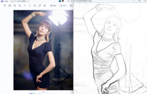 图片一键转素描（黑白）小软件