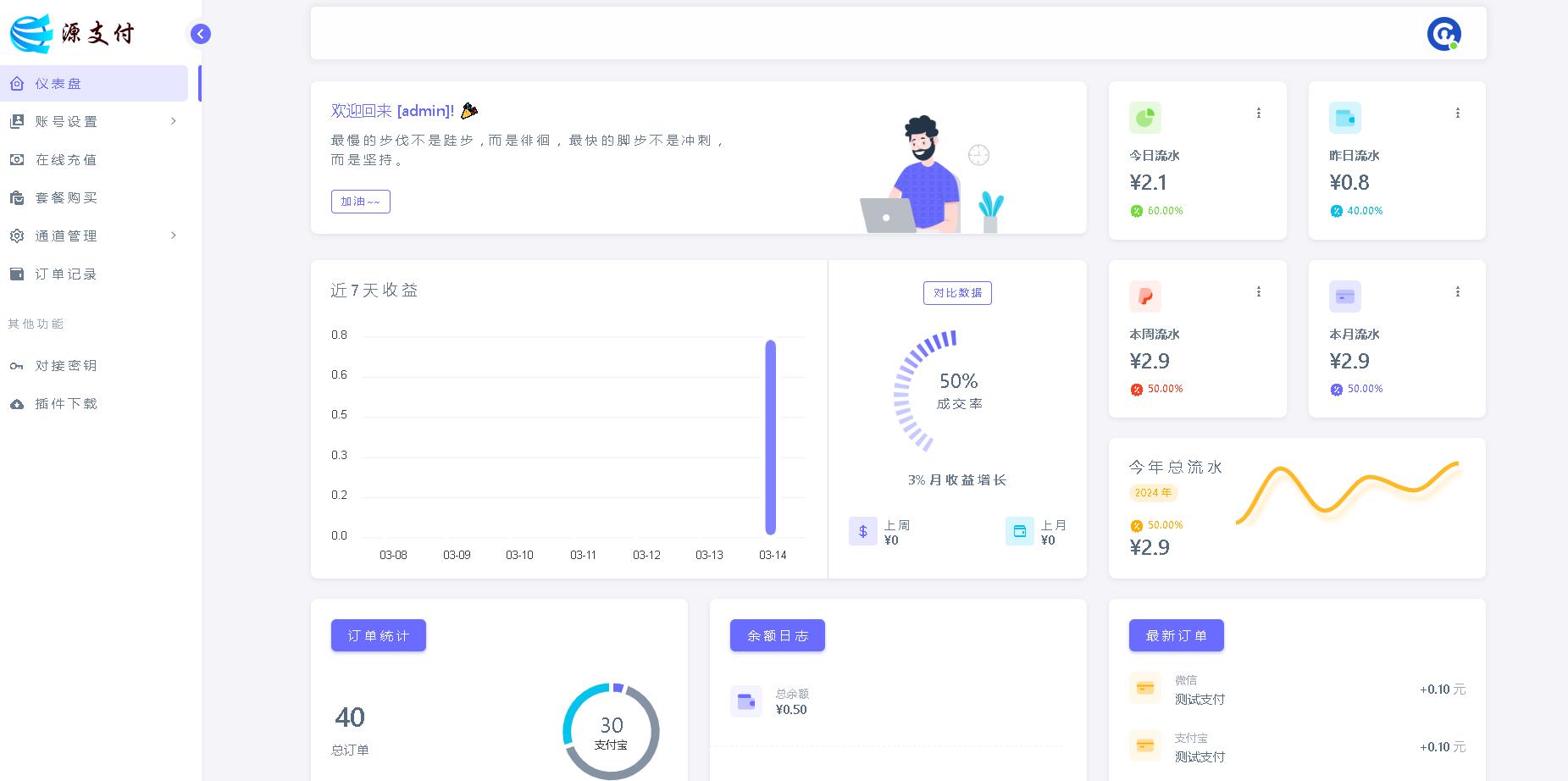 最新版源支付6.9版YPay2.8.8免授权版（APP监控端+PC监控端+云端 全套程序）个人免签好帮手