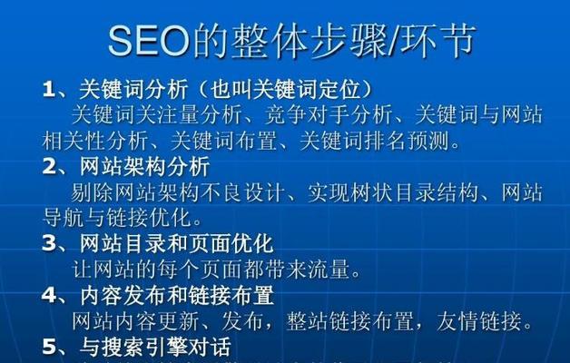 河北网站SEO优化流程详解及常见问题解答？