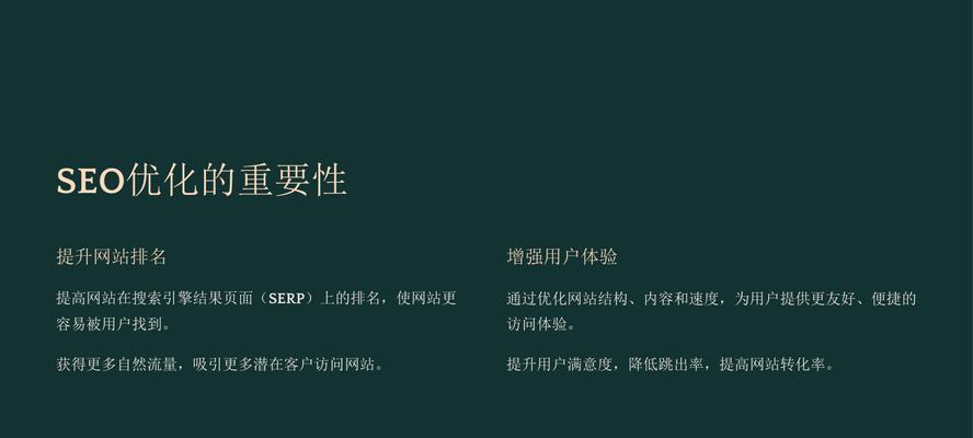 SEO优化网站用户体验提升都有哪些技巧？如何通过SEO提升网站用户体验？